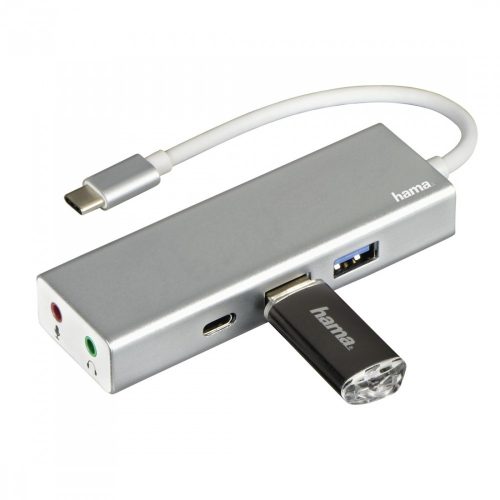 Hama USB 3.1 Type-C HUB (2 USB, 1 USB TYPE-C, 3.5mm jack) (135758)