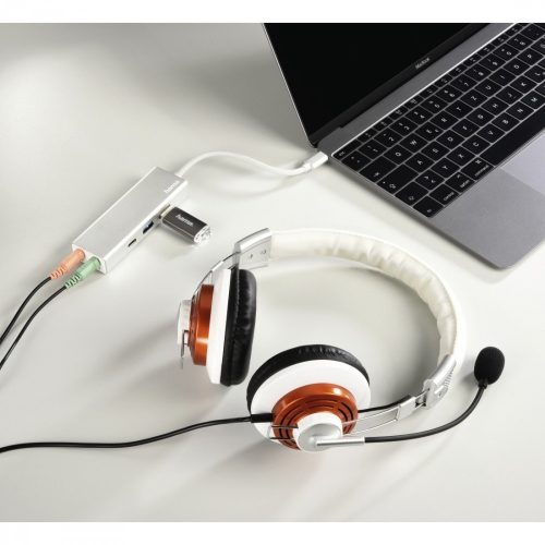 Hama USB 3.1 Type-C HUB (2 USB, 1 USB TYPE-C, 3.5mm jack) (135758)