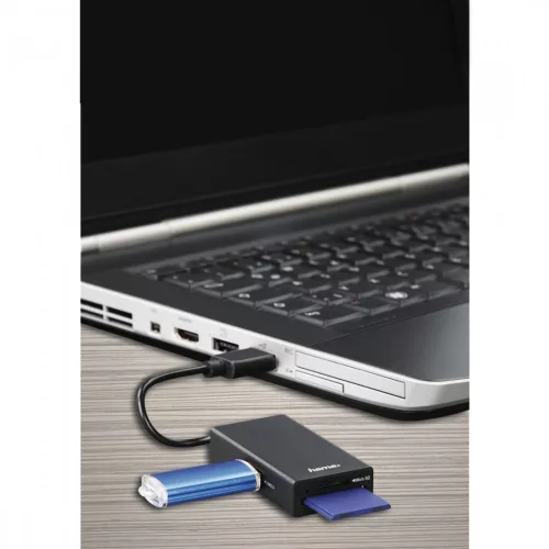 Hama USB Type-C kártyaolvasó, USB HUB, OTG adapter (54144)