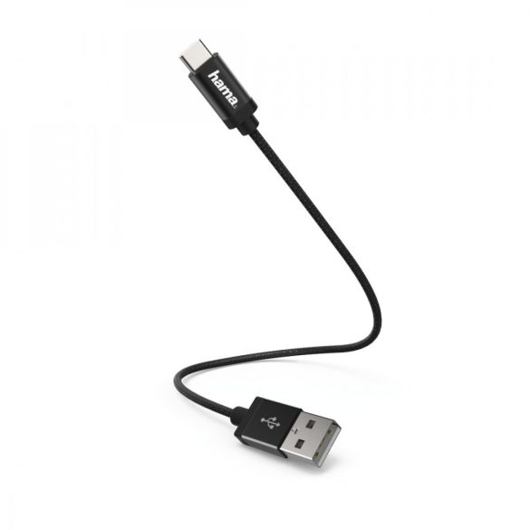 Hama USB Type-C rövid, 20cm adatkábel (178281)