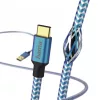Hama USB Type-C Reflective kék adatkábel (178295)