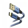 Hama USB Type-C Reflective kék adatkábel (178295)