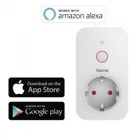 Hama Wi-Fi SMART okos konnektor 3500 W - 16A (176533)