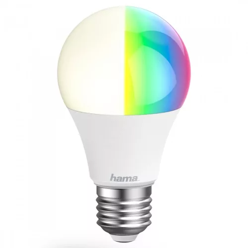 Hama WiFi Smart LED E27 10W szabályozható RGB égő (176531)
