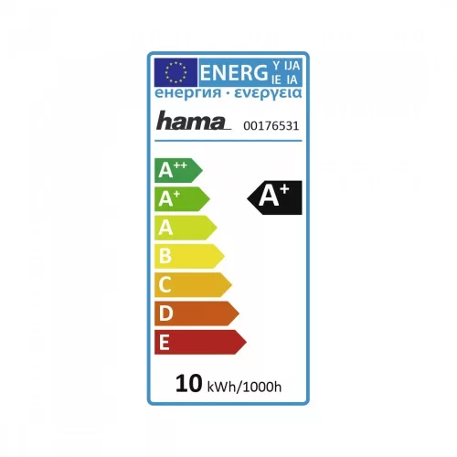 Hama WiFi Smart LED E27 10W szabályozható RGB égő (176531)