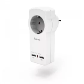 Hama hálózati konnektor 2db USB aljzattal 3A (183273)