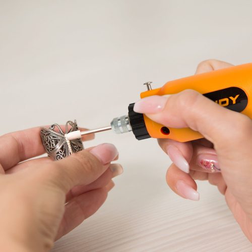 Handy Panelfúró, csiszoló, polírozó szett - 78 részes - 230 V (10368)