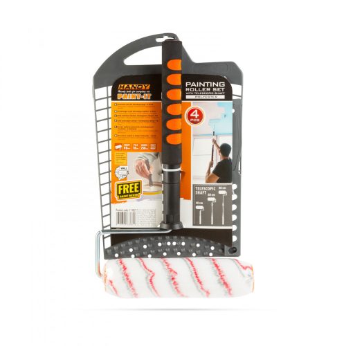 Handy Festőhenger szett teleszkópos nyéllel - 4 db-os (11182)