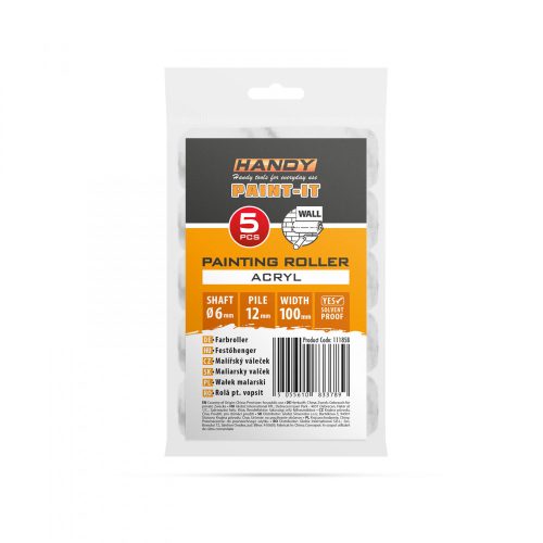 Handy Festőhenger - akril - 100 mm - 5 db / csomag (11185B)