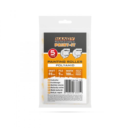 Handy Festőhenger - poliamid - 100 mm - 5 db / csomag (11185E)