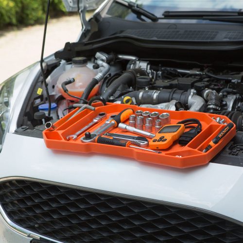 Handy Gumi szerszámos tálca tárolórekeszekkel - fogantyúval - 53 x 29,5 x 3,5 cm (11985C)