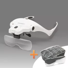   Handy fejpántos nagyító LED világítással + lencse szett (10792)