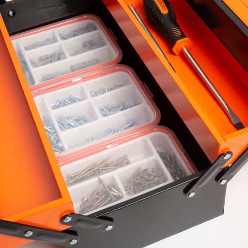 Handy fém, szétnyitható szerszámosláda 43x21x20 cm (10948)