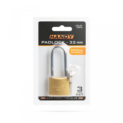 Handy hosszított lakat - 32 mm - 5 mm kengyellel (10491A)