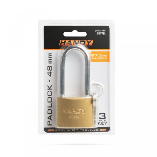 Handy hosszított lakat - 50 mm - 7.5 mm kengyellel (10491C)