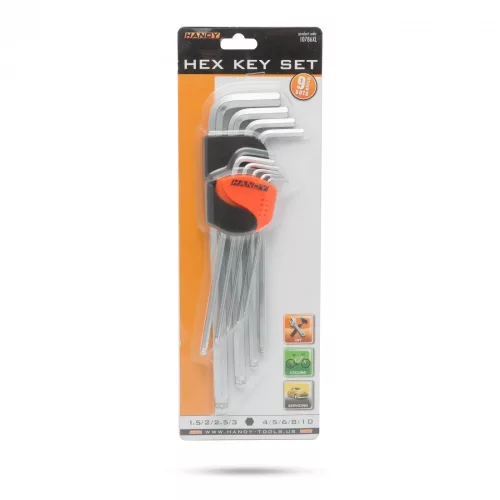 Handy imbuszkulcs készlet - hosszú (10786XL)