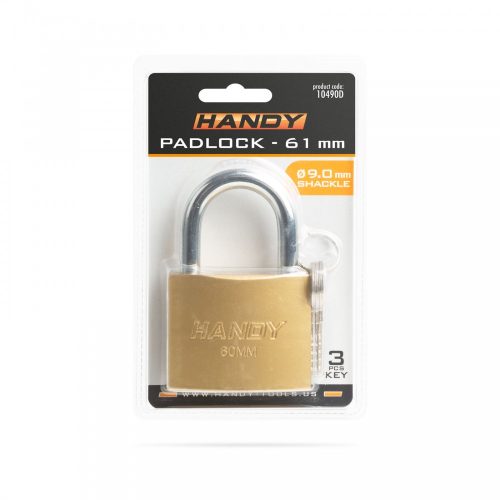 Handy lakat - 60 mm - 9 mm kengyellel (10490D)