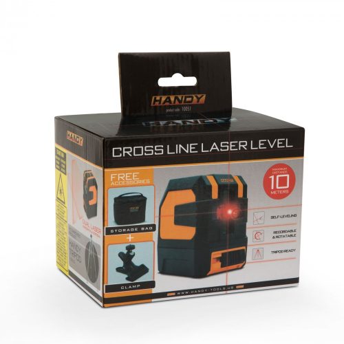 Handy lézeres szintező hordtáskával és csipesszel (10051)