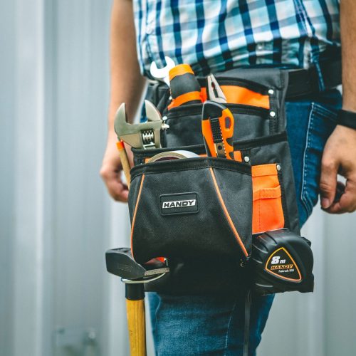 Handy poliészter szerszámtároló övtáska 4+6 zseb (10247)