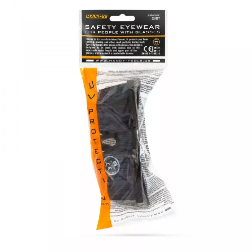 Handy Professzionális védőszemüveg szemüvegeseknek UV védelemmel - füst (10384GY)