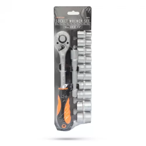 Handy racsnis 12db-os dugókulcs készlet 10-24mm (10857B)