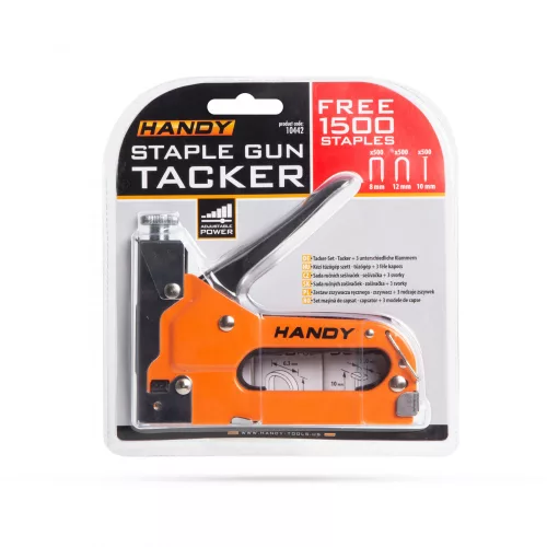 Handy szögbelövő - tűzőgép szett 3 féle kapoccsal (10442)