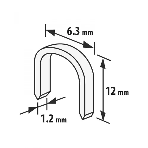 Handy tűzőkapocs - 1000db (10443B)