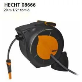 Hecht HECHT08666 tömlőtartó tömlővel 20m