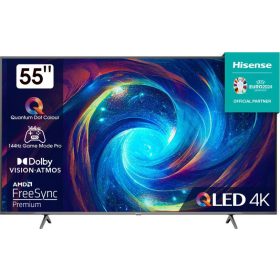 Hisense 55E7KQPRO uhd smart 144hz gamer qled tv