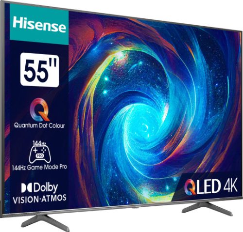 Hisense 55E7KQPRO uhd smart 144hz gamer qled tv
