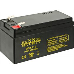   Honnor GS1213 12V 1.3Ah zselés ólom akkumulátor gondozásmentes