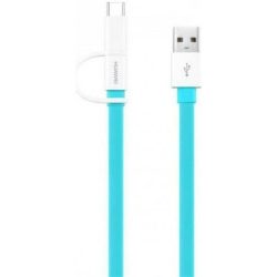 Huawei AP55S microUSB és USB Type-C kábel - kék