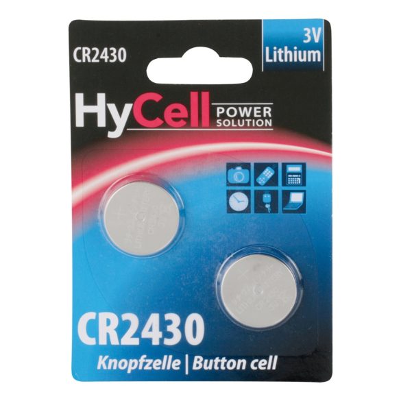 Hycell CR2430 3V lítium gombelem 2db/csomag