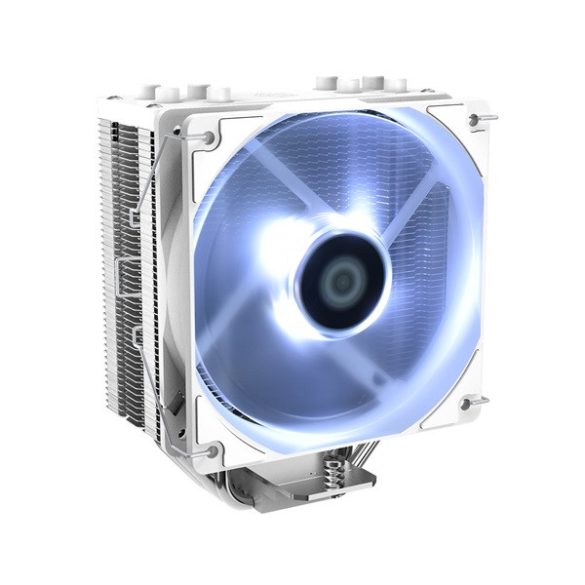 ID-COOLING SE-224-XT WHITE id-cooling cpu cooler - se-224-xt white (15.2-32.5 db; max 129.39 m3/h; 4pin csatlakozó, 4 db heatpipe, 12cm, pwm)