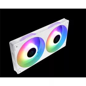   ID-COOLING ICEFAN 240 ARGB SNOW id-cooling cooler 12cm - icefan 240 argb snow (16.2-31.5db, max 95.99 m3/h, 4pin csatlakozó,  pwm)
