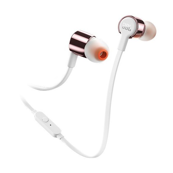 JBL T210 rózsaarany fülhallgató headset