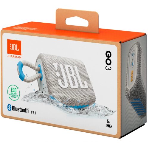 JBL GO3  ECO FEHÉR bluetooth hangszóró
