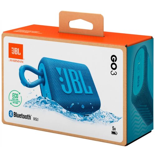 JBL GO3  ECO KÉK bluetooth hangszóró