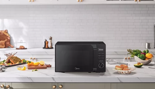Midea AG20CF2EBK szabadonálló mikrohullámú sütő fekete