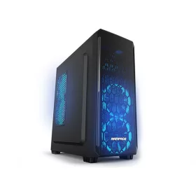   Rampage Számítógépház - 66S Mesh (fekete; ATX; alsó táp; 2xUSB3.0 + 2xUSB2.0, I/O; porszűrő)