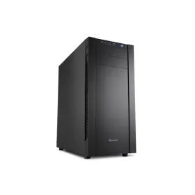   Sharkoon Számítógépház - S25-V (fekete; alsó táp; ATX,mATX; mITX; 2xUSB3.0; I/O)