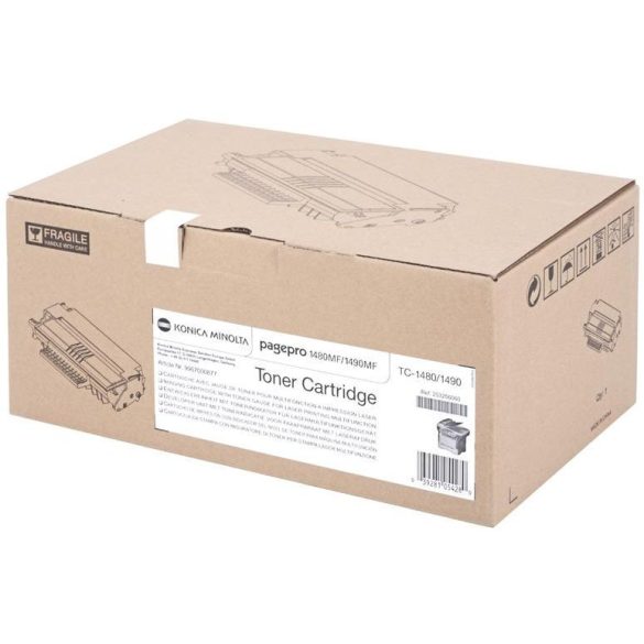 Konica Minolta PagePro 1480,1490 3k fekete eredeti toner