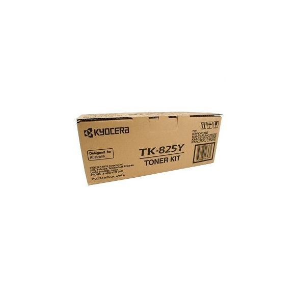 Kyocera TK-825 sárga eredeti toner 1T02FZAEU0