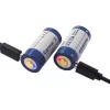 KeepPower CR123 3V 860mAh Li-ion akkumulátor védelemmel USB