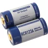 KeepPower CR123 3V 860mAh Li-ion akkumulátor védelemmel USB