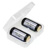 KeepPower CR123 3.7V 700mAh Li-Ion akkumulátor védelemmel, tartóval
