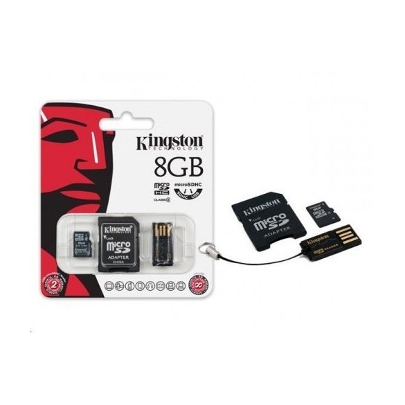 Kingston MBLY4G2/8GB memóriakártya + kártyaolvasó