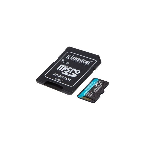 Kingston SDCG3/128GB memóriakártya + adapter