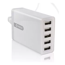Ksix BXCDU5 usb fali töltő 5 portos fehér