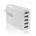 Ksix BXCDU5 usb fali töltő 5 portos fehér